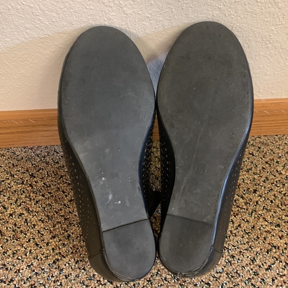 Jeffrey Campbell Black Wedge Cirque Cut-Out Ankle Strap Heels, size 8 - Picture 10 of 11